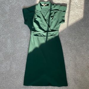 Like New Monteau emerald green dress